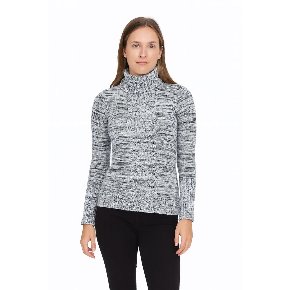 GAP Gray Turtleneck Sweater XS Knit Long Sleeve Preppy Quiet Luxury Minimalist